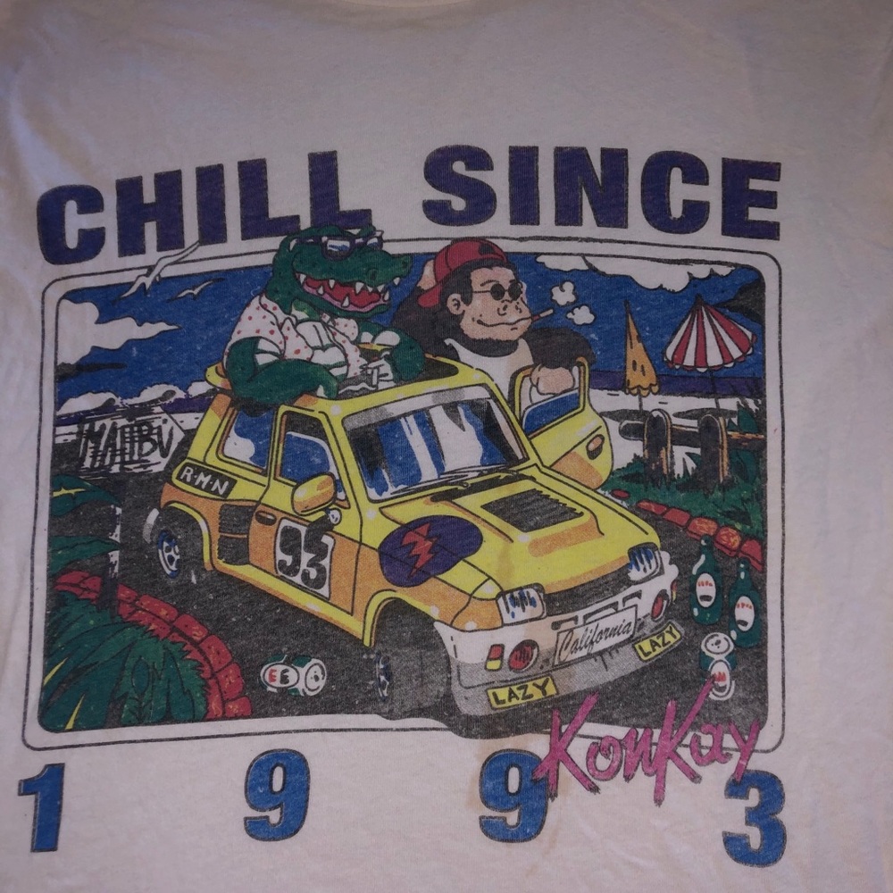 2 White Brandy Melville Long Sleeve Tees